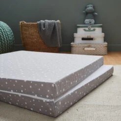 Matelas De Voyage Imprimé Etoile 60 X 120 Cm De P'tit Lit -Bébé Boutique 01063063 4