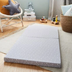 Matelas De Voyage Imprimé Etoile 60 X 120 Cm De P'tit Lit -Bébé Boutique 01063063 5