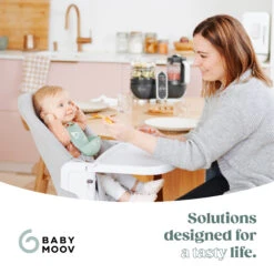 Nutribaby(+) Robot Multifonctions Bébé 6 En 1 Industrial Grey De Babymoov -Bébé Boutique 01073307 9