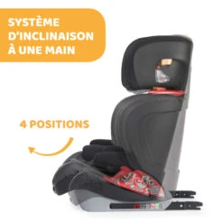 Siège Auto Oasys Evo 2-3 Fix Plus Jet Black De Chicco -Bébé Boutique 01090361 6