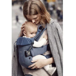 Porte-bébé One Bleu Denim / Nuit Cotton Mix De BabyBjörn 12 Porte-bébé One Bleu Denim / Nuit Cotton Mix De BabyBjörn -Bébé Boutique 01098333 3