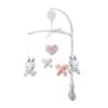 Lapinou Mobile Musical Rose De Domiva