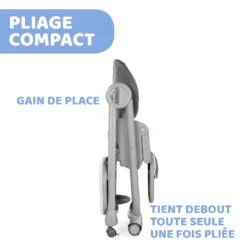 Chaise Haute Polly Magic Relax 4 Roues Graphite De Chicco -Bébé Boutique 01107881 5