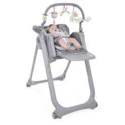 Chaise Haute Polly Magic Relax 4 Roues Graphite De Chicco -Bébé Boutique 01107881 8