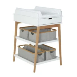Table à Langer Hip Avec Tiroir Blanc / Naturel De Quax -Bébé Boutique 01109145 4