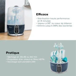 Stérilisateur Turbo Pure - Sèche-Biberons De Babymoov -Bébé Boutique 01112534 4