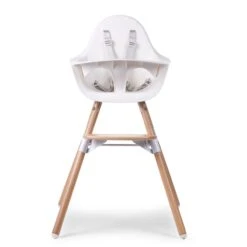 Chaise Haute Evolu 2 + Arceau Naturel/Blanc De Childhome -Bébé Boutique 01115616 4