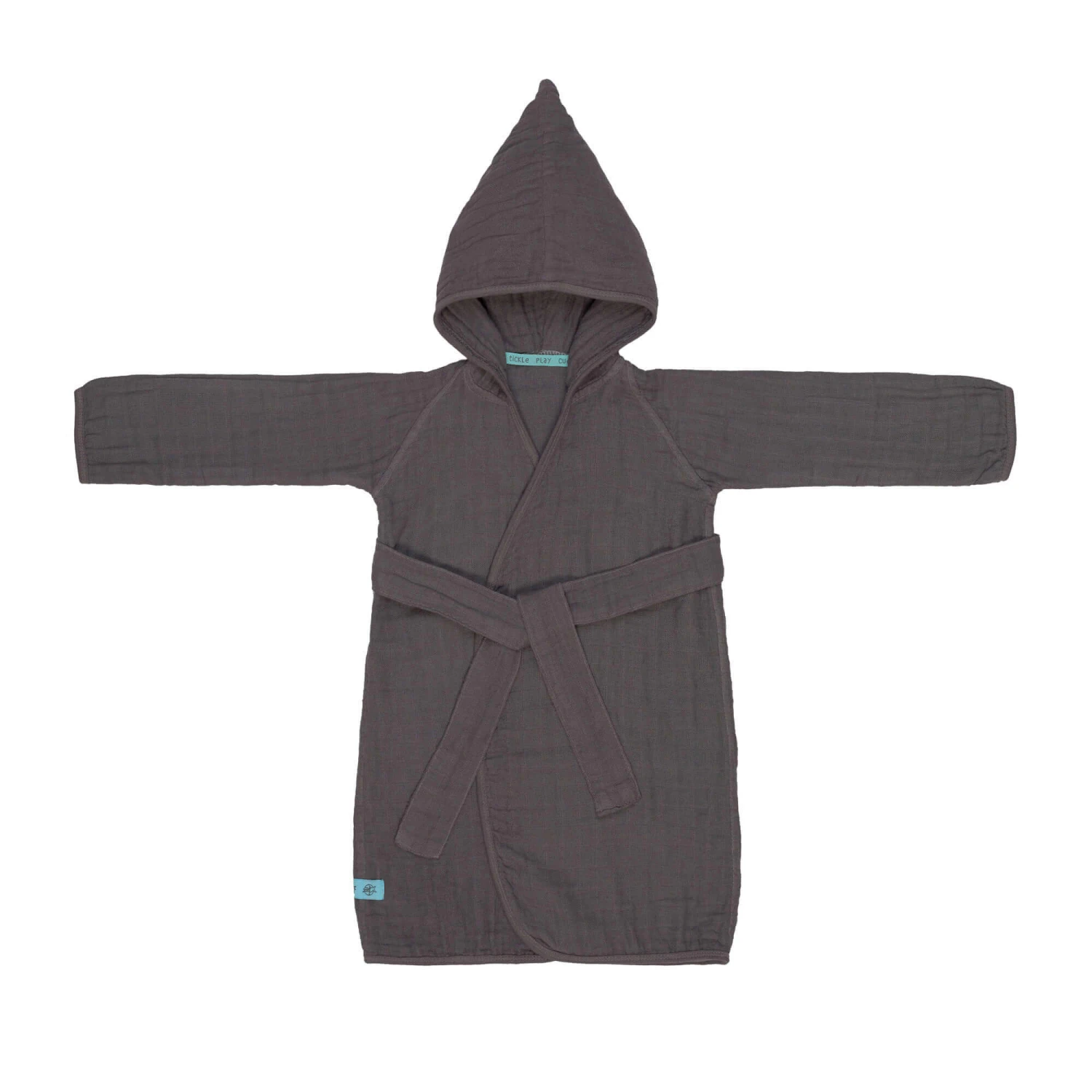 LÄSSIG Peignoir Mousseline Anthracite 12-18 Mois De Lässig 1 LÄSSIG Peignoir Mousseline Anthracite 12-18 Mois De Lässig