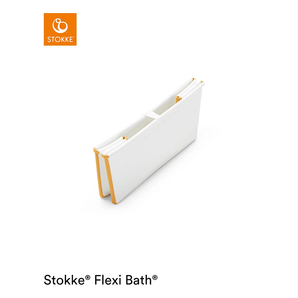 Baignoire Flexi Bath™ Blanc / Jaune De Stokke® 4 Baignoire Flexi Bath™ Blanc / Jaune De Stokke® – Image 4