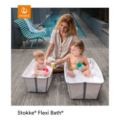 Baignoire Flexi Bath™ XL Blanche De Stokke® -Bébé Boutique 01125188 7