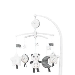 Chao Chao Mobile Musical Panda De Sauthon Baby's Sweet Home