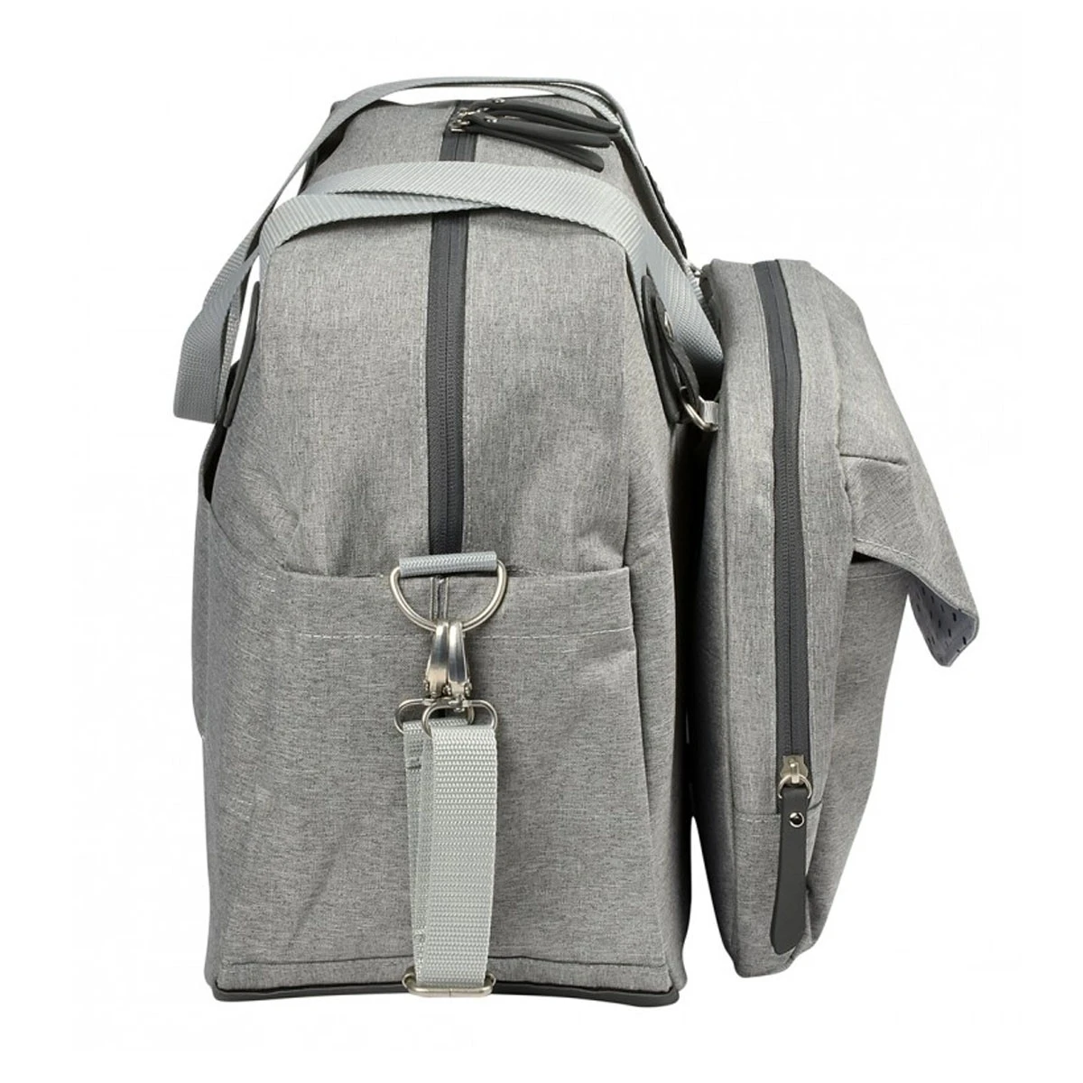 Beaba Sac Genève 2 Gris Chiné De Béaba 2 Beaba Sac Genève 2 Gris Chiné De Béaba – Image 2
