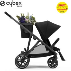 Poussette Gazelle S Black/Deep Black De CYBEX
