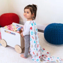 Lot De 2 Maxi Langes Wonder Woman De Aden + Anais Essentials -Bébé Boutique 01136058 3