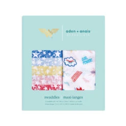 Lot De 2 Maxi Langes Wonder Woman De Aden + Anais Essentials -Bébé Boutique 01136058 4