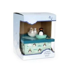 Boîte à Musique Bois Pingouin De Trousselier -Bébé Boutique 01138371 5
