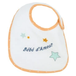 Lot De 7 Bavoirs Naissance Baby Love Garçon De Trois Kilos Sept -Bébé Boutique 01141144 6