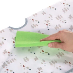 LÄSSIG Lot De 2 Bavoirs Manches Longues Avec Poche Tiny Farmer Mouton De Lässig -Bébé Boutique 01149866 3