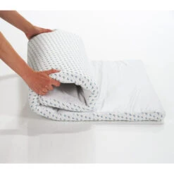 Matelas Bébé De Voyage Ocean Friendly Blanc/Bleu 60 X 120 Cm De Candide -Bébé Boutique 01150395 6