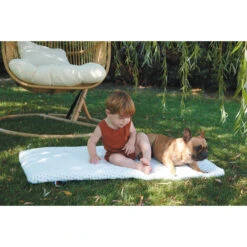 Matelas Bébé De Voyage Ocean Friendly Blanc/Bleu 60 X 120 Cm De Candide -Bébé Boutique 01150395 7