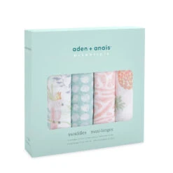 Lot De 4 Maxi-Langes Mousseline Tropicalia De Aden + Anais Essentials -Bébé Boutique 01150913 7