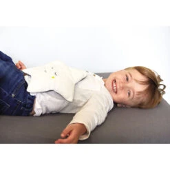Mon étoile Relax Bouillotte Graines De Lin Blanc/Gris De Candide -Bébé Boutique 01151288 4
