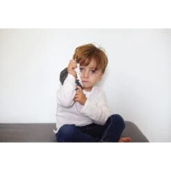 Mon étoile Relax Bouillotte Graines De Lin Blanc/Gris De Candide -Bébé Boutique 01151288 6