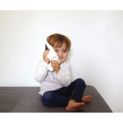 Mon étoile Relax Bouillotte Graines De Lin Blanc/Gris De Candide -Bébé Boutique 01151288 7