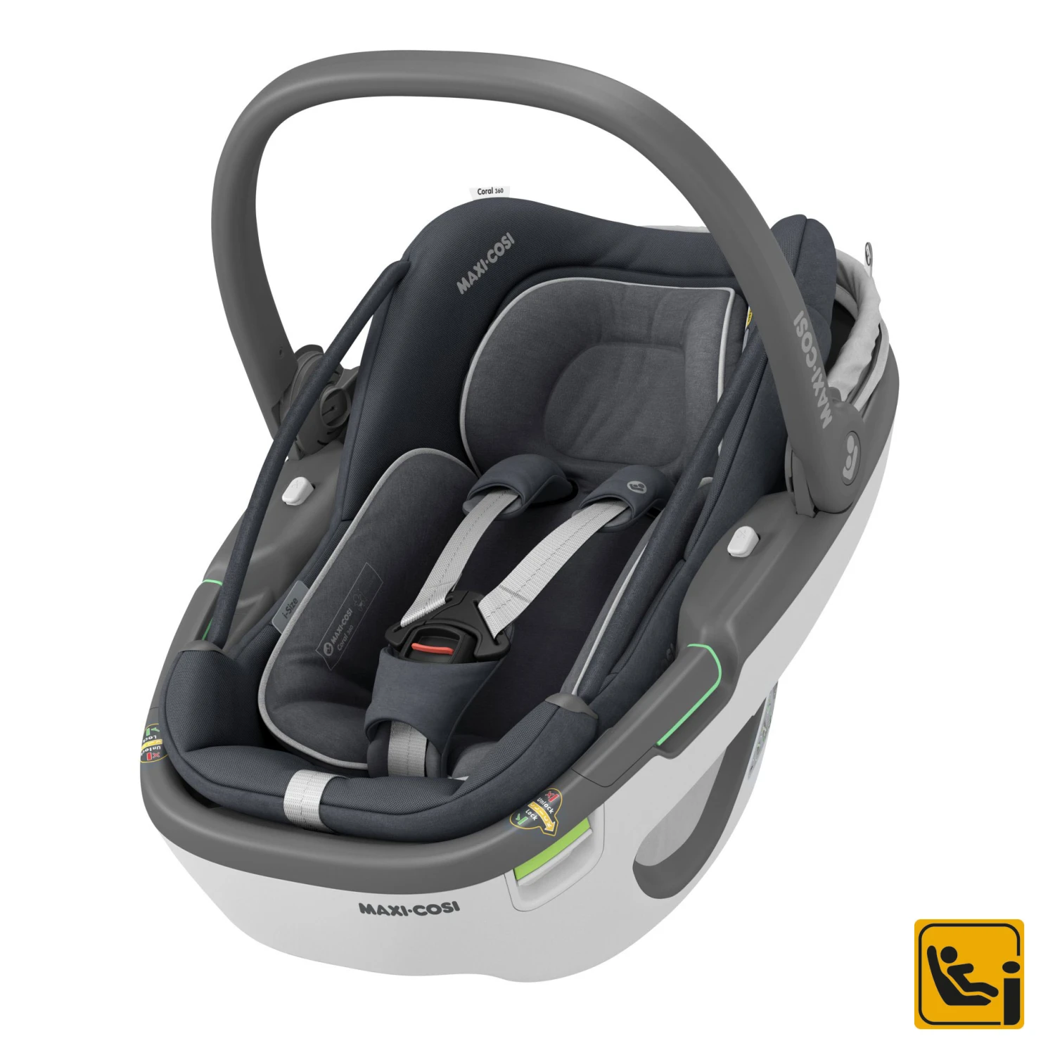 Siège Auto Cosi Coral 360 Essential Graphite De Maxi-Cosi 1 Siège Auto Cosi Coral 360 Essential Graphite De Maxi-Cosi