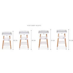 Evolux Table à Langer Naturel Blanc De Childhome -Bébé Boutique 01154765 11