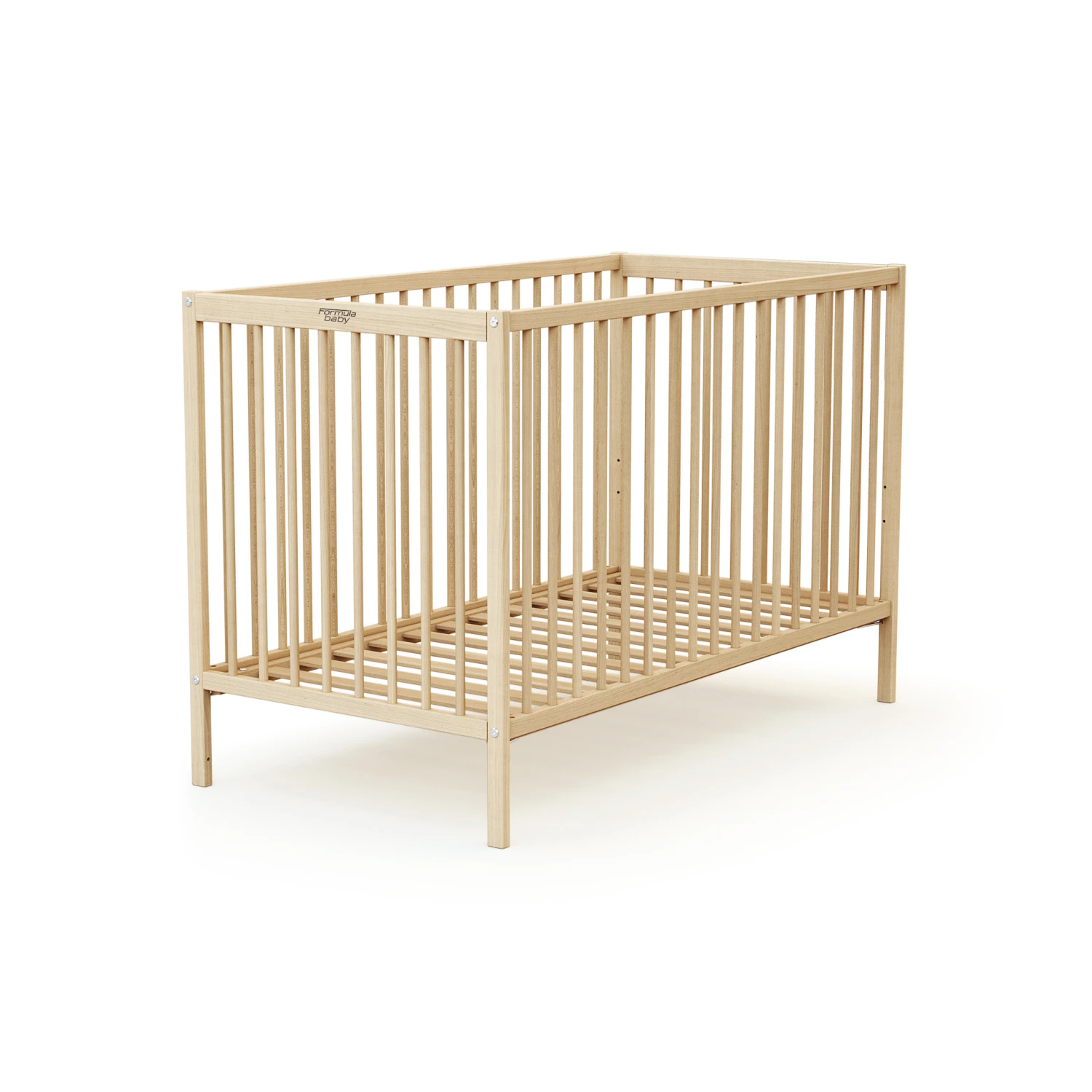 Lit En Bois Brut 60 X 120 Cm De Formula Baby 3 Lit En Bois Brut 60 X 120 Cm De Formula Baby – Image 3