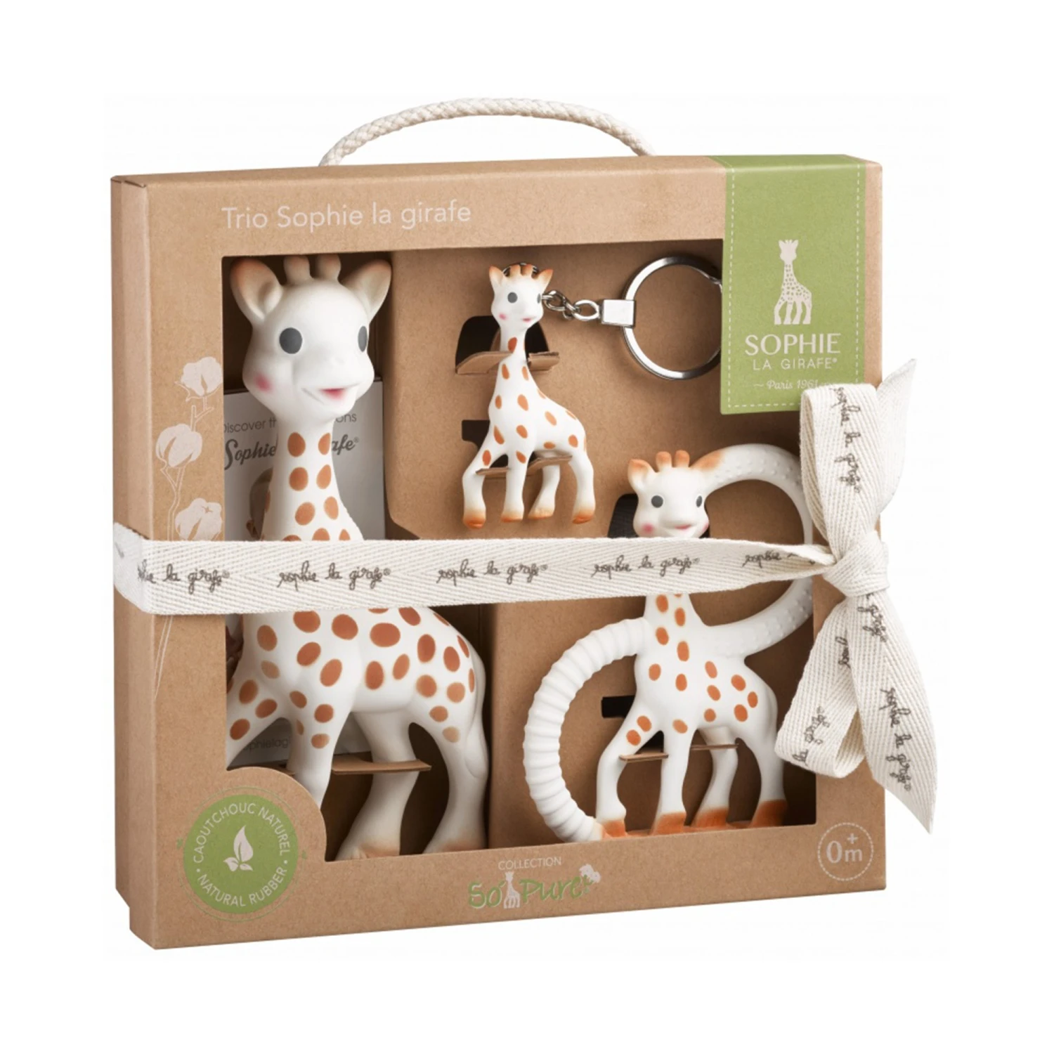 Coffret Trio Sophie La Girafe So'Pure De Sophie La Girafe® 1 Coffret Trio Sophie La Girafe So'Pure De Sophie La Girafe®