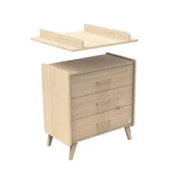 Arty Commode 3 Tiroirs Chêne Suave De Sauthon Baby's Sweet Home -Bébé Boutique 01156298 3