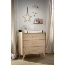 Arty Commode 3 Tiroirs Chêne Suave De Sauthon Baby's Sweet Home -Bébé Boutique 01156298 4