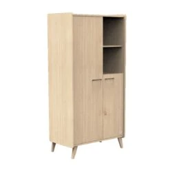 Arty Armoire 2 Portes Chêne Suave De Sauthon Baby's Sweet Home -Bébé Boutique 01156299 3
