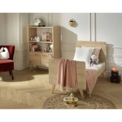 Arty Bibliothèque 2 Portes/1 Penderie Chêne Suave De Sauthon Baby's Sweet Home -Bébé Boutique 01156300 6