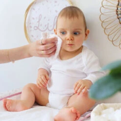 Rose & Lili Lot De 6 Lingettes Lavables Rose De Trois Kilos Sept -Bébé Boutique 01156640 3