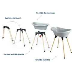 THERMOBABY® Pack Transat Vasco 5 En 1 Gris Charme De Thermobaby -Bébé Boutique 01158543 3