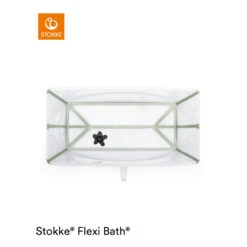 Baignoire Flexi Bath Transparent Green De Stokke® -Bébé Boutique 01161825 5