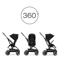 Poussette Eezy S Twist+ 2 Black Moon/Black De CYBEX -Bébé Boutique 01163004 3
