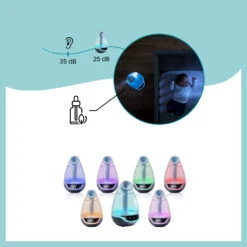 Hygro(+) Humidicateur à Vapeur Froide + Mouche Bébé Blanc De Babymoov -Bébé Boutique 01164994 5