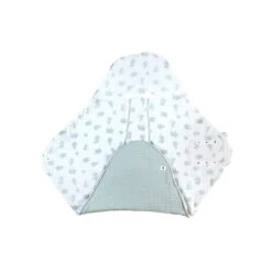 Mix & Match Couverture Promenade Mousseline Bio Safari Sauge De Noukies -Bébé Boutique 01165105 5