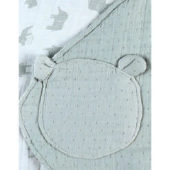 Mix & Match Couverture Promenade Mousseline Bio Safari Sauge De Noukies -Bébé Boutique 01165105 7