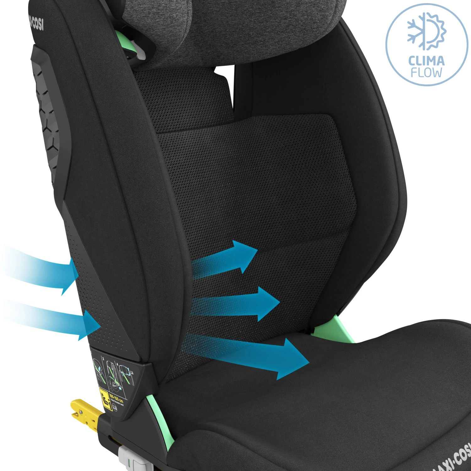 Siège-auto Rodifix Pro I-Size Authentic Black De Maxi-Cosi 4 Siège-auto Rodifix Pro I-Size Authentic Black De Maxi-Cosi – Image 4