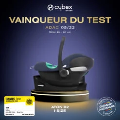 Trio Poussette Talos S + Aton B2 + Adaptateurs Deep Black De CYBEX -Bébé Boutique 01165809 6