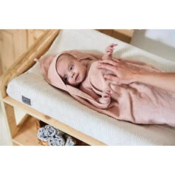 River Knit Housse De Matelas à Langer Blanc Crème 50 X 70 Cm De Jollein -Bébé Boutique 01166567 5