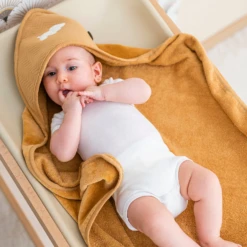 Charlie Cape De Bain Et Gant Caramel De Nattou -Bébé Boutique 01168489 3