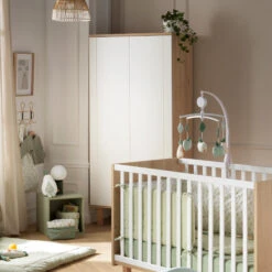 Solène Armoire 2 Portes Blanc De Sauthon Baby's Sweet Home -Bébé Boutique 01169830 3