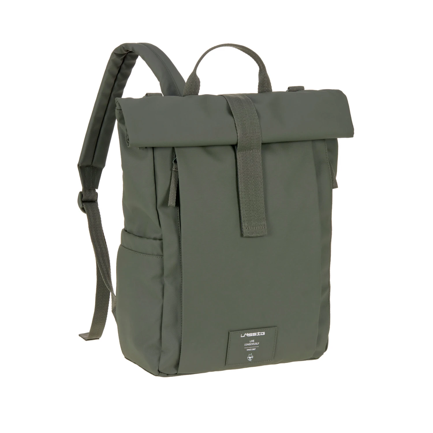 LÄSSIG Sac à Dos à Langer Rolltop Up Olive De Lässig 2 LÄSSIG Sac à Dos à Langer Rolltop Up Olive De Lässig – Image 2