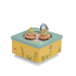 Trois Petits Lapins Boîte à Musique De Moulin Roty